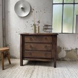 Solid elm aranjou chest of drawers