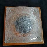 glass plate ceiling light - Mazzega, Murano