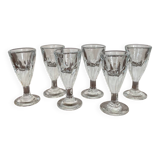 6 verres à liqueur de 19 siècle