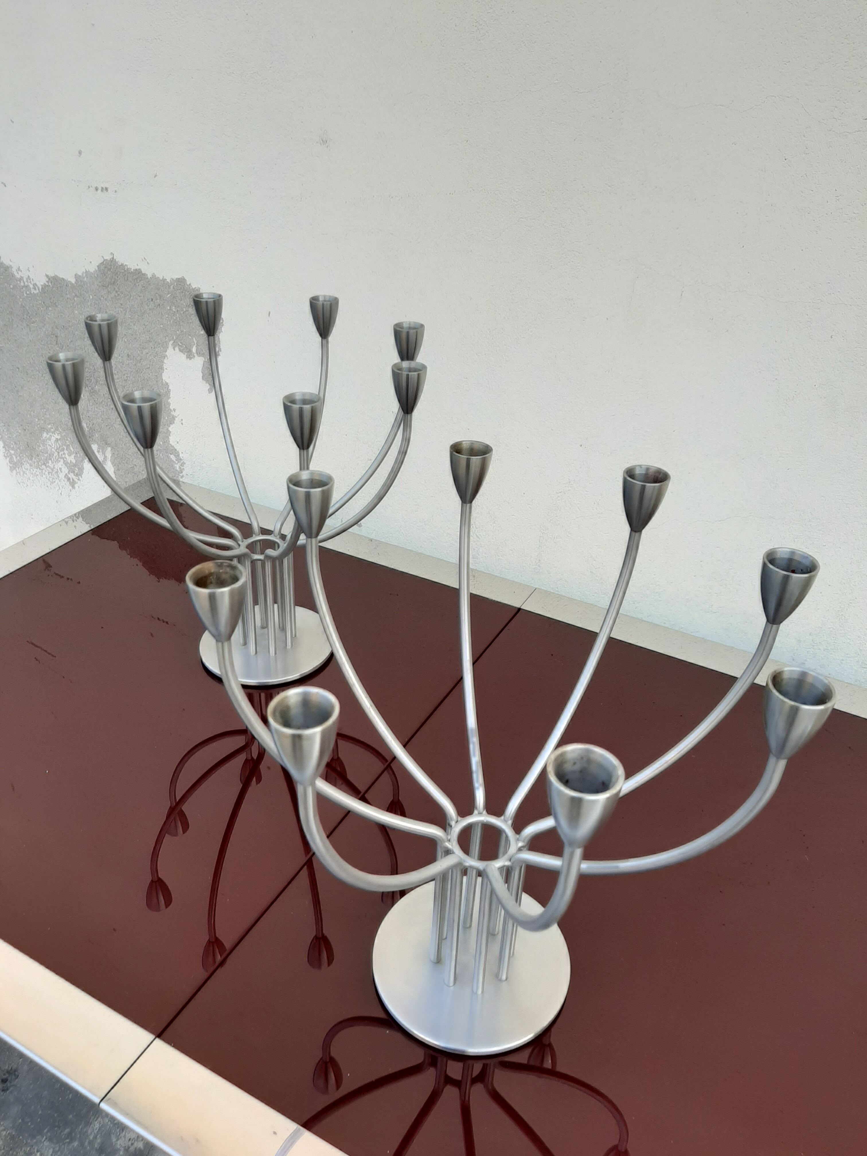 Pair of Designer Candlesticks Year 80