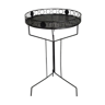Table en fer forgé avec plateau perforée