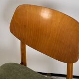 Set of four chairs ton vintage czechoslovakia 1960s