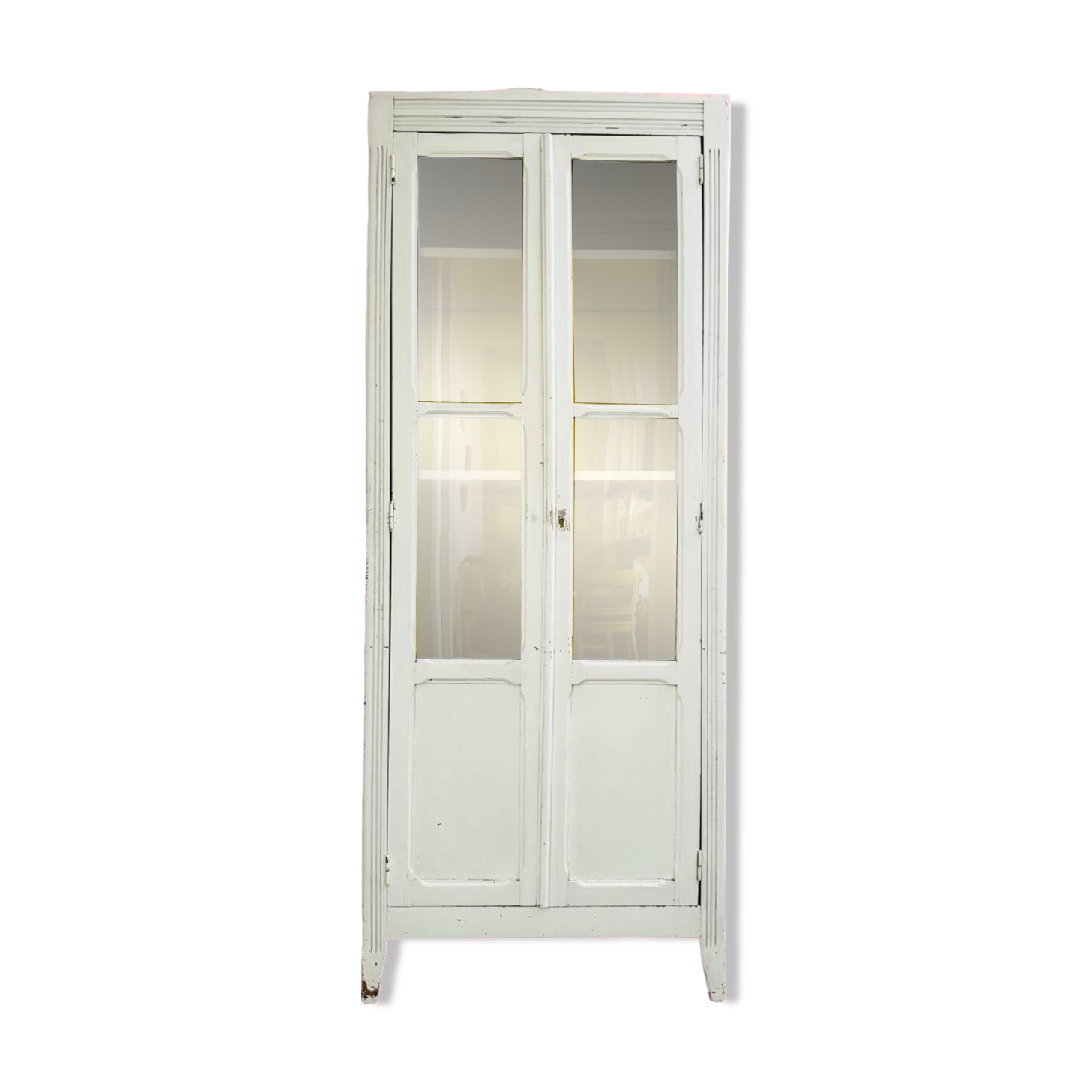 Parisian wardrobe with two glass doors