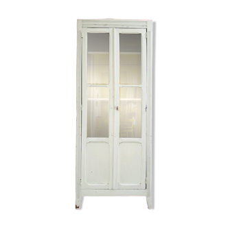 Armoire parisienne à deux portes vitrées