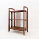 Art Deco shelf - Magazine rack on wheels