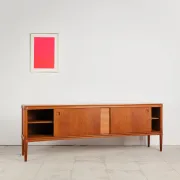 Teak enfilade by H.W. Klein for Bramin, Denmark, 1960s.