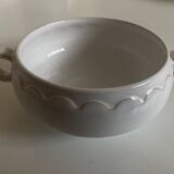 Set of 10 hollow Festons ear bowls by Pierre Motton for Gien 1970