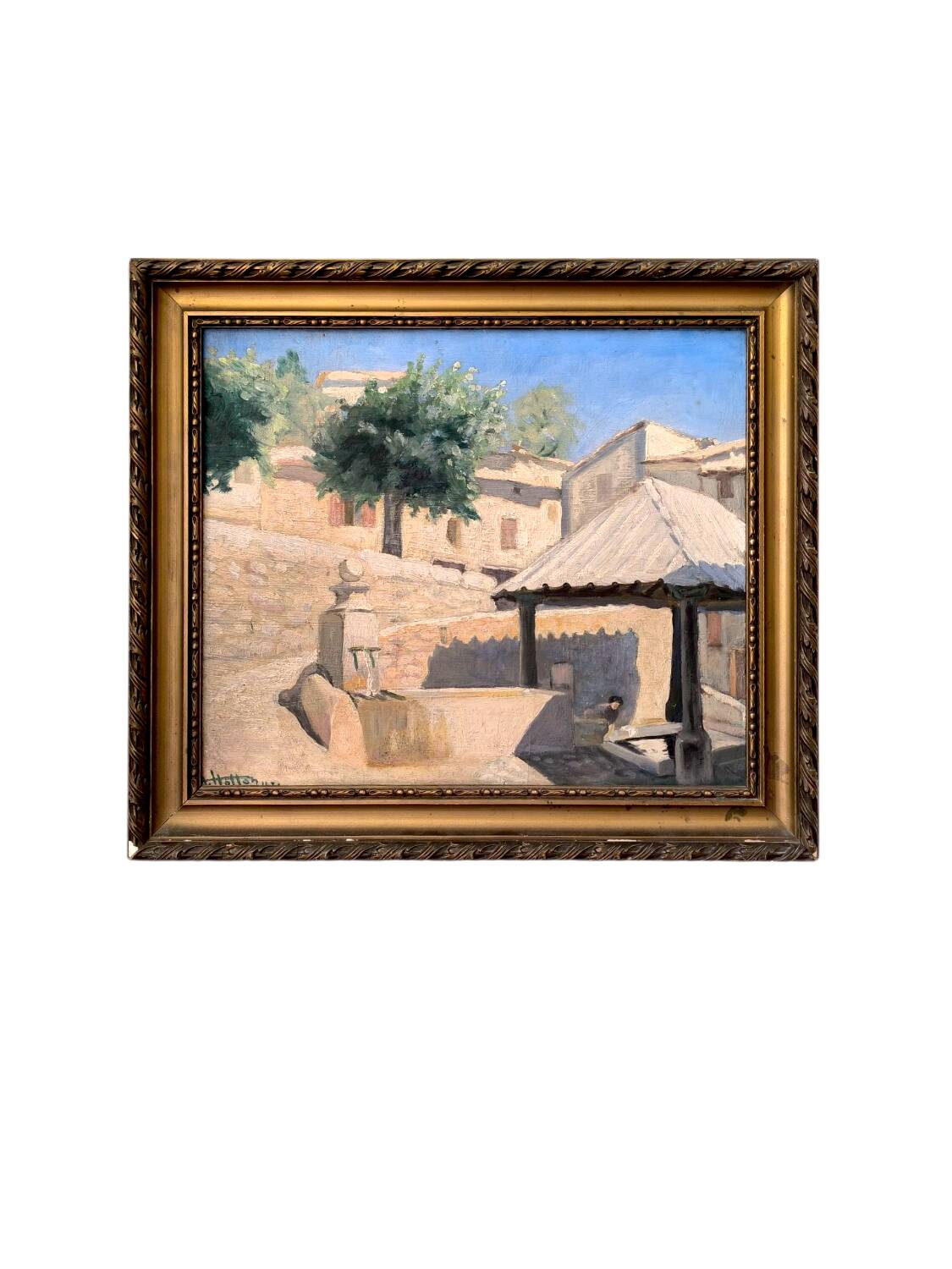 Orientalist painting from the early 20th century