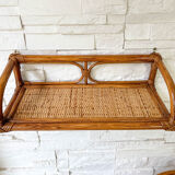 Rattan shelf and cannage 1950