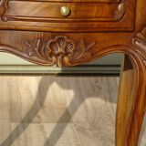 Small walnut bedside table in Louis XV style.