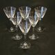 6 wine / port glasses in Baccarat cut crystal? 1930s