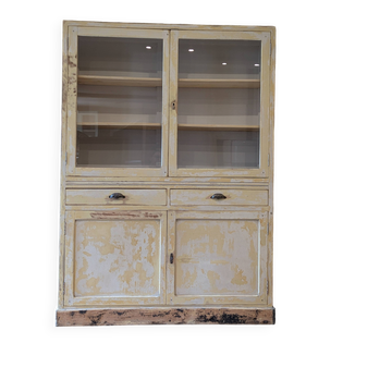 Meuble ancien de pharmacie