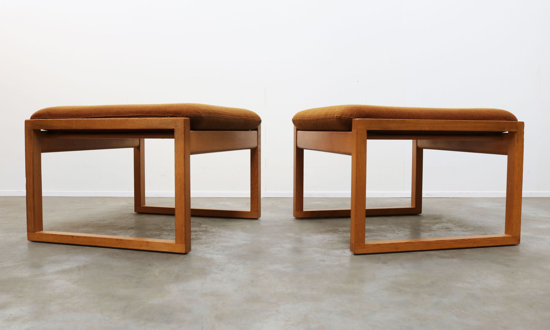 Fauteuils modèle 2254  avec ottomanes par Børge Mogensen pour Fredericia
