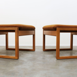 Model 2254 armchairs with Ottomans by Borge Mogensen for Fredericia