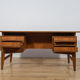 Mid-Century Freestanding Teak Desk, 1960s