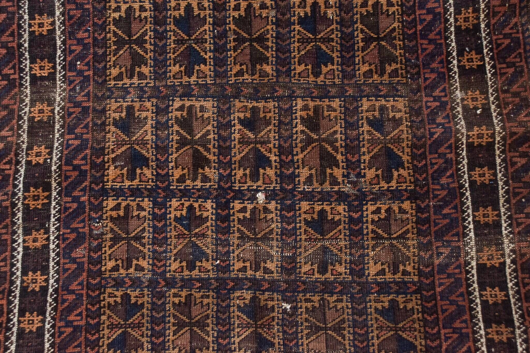 Baloutche antique - Tapis de prière tissé à la main