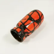 Fat Lava ceramic vase, Scheurich Keramik 242-22 "Spiderweb," 1960s.
