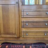 Asymmetrical dresser cabinet