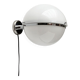 Mid-century Italian space age spherical wall light by Guzzini.