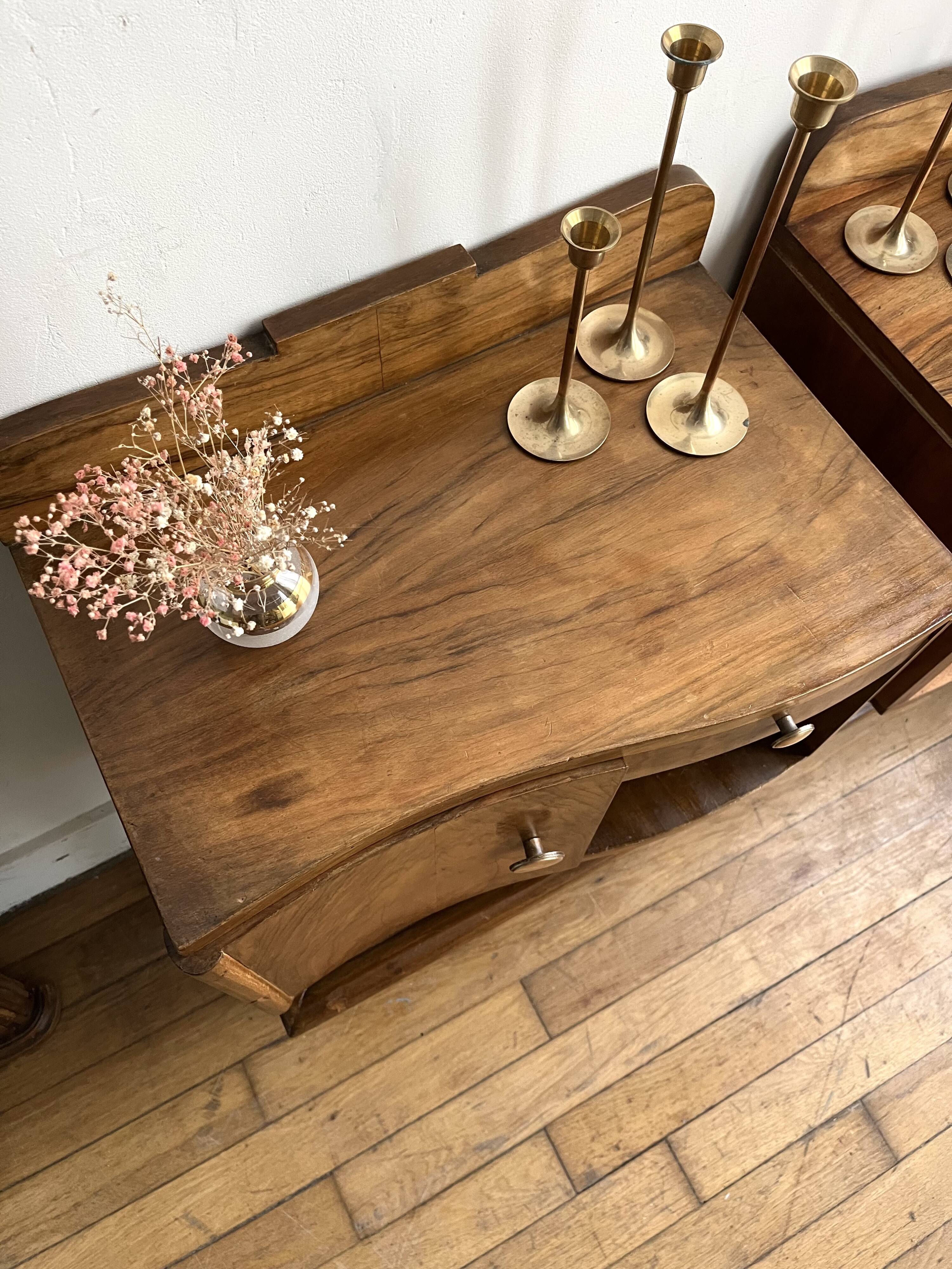 Pair of Art Deco bedside tables