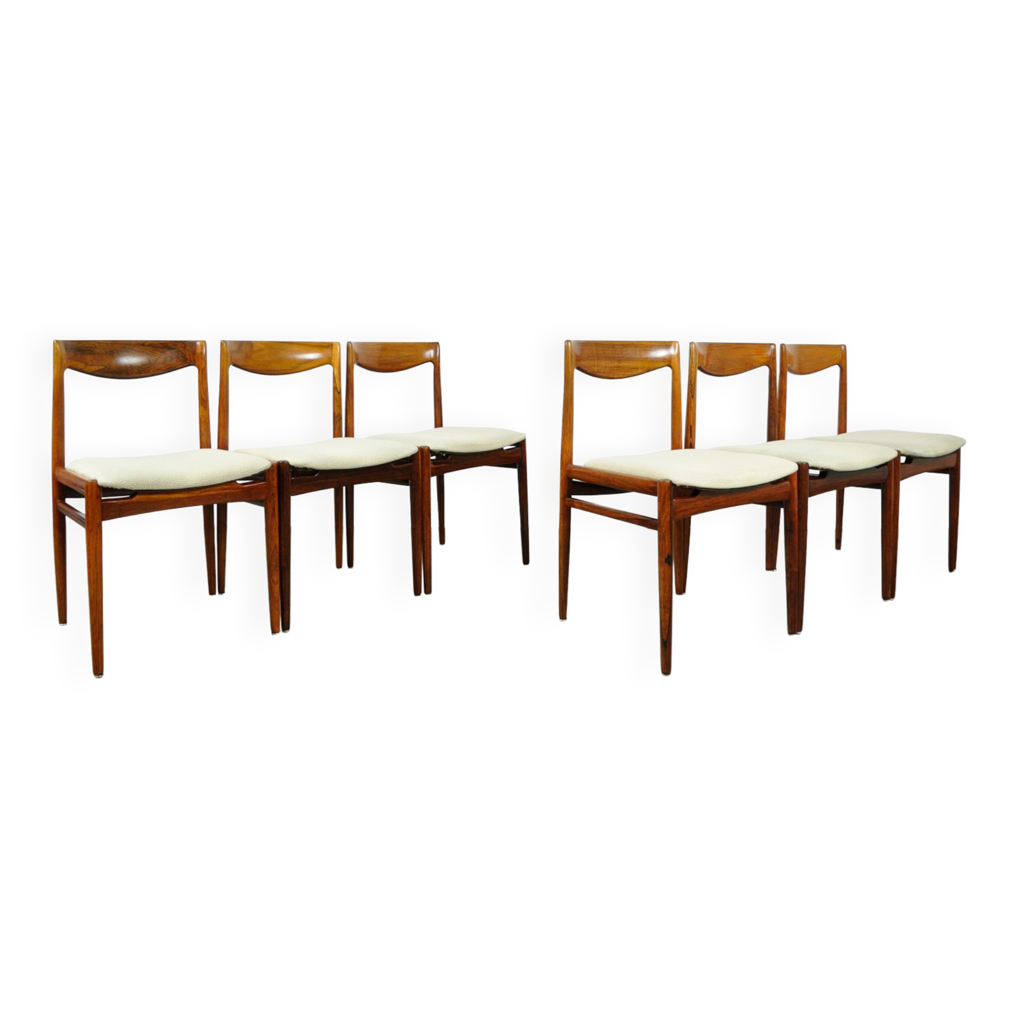 Set of 6 vintage diningchairs by Lübke (Interlübke), Germany 1960s
