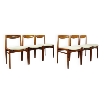 Set of 6 vintage diningchairs by Lübke (Interlübke), Germany 1960s