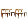 Set of 6 vintage diningchairs by Lübke (Interlübke), Germany 1960s