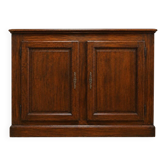Low plinth buffet – Regency style – Solid oak – Chevron top