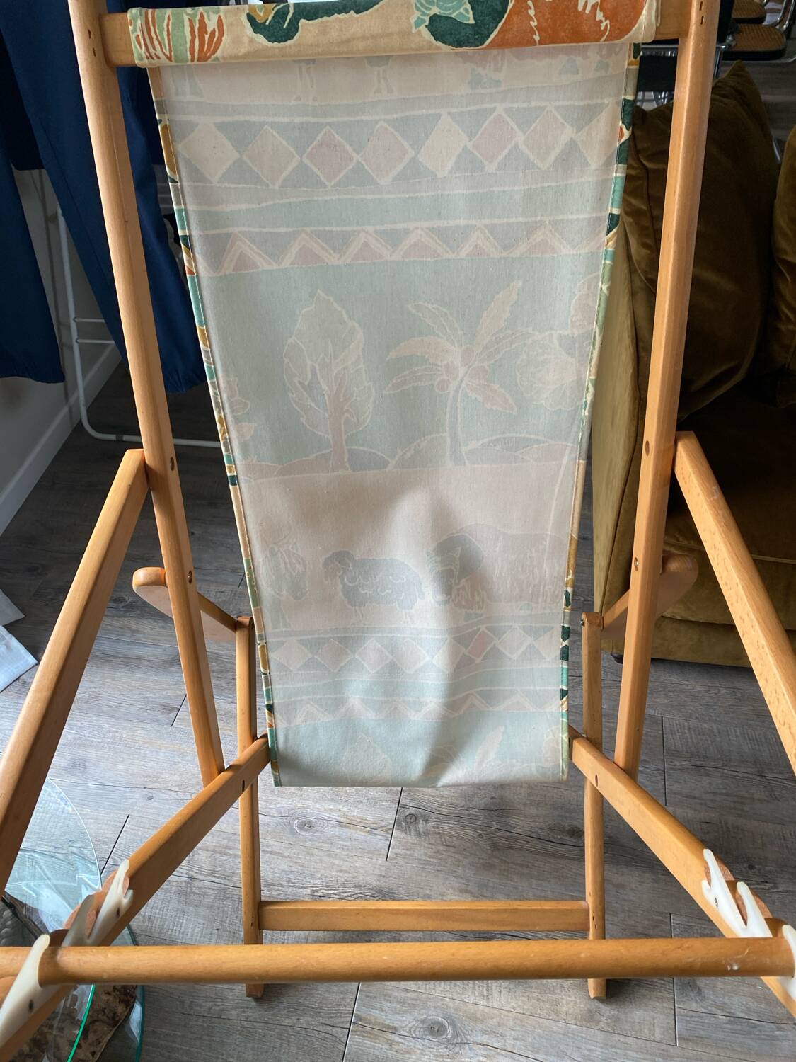 Vintage deckchair