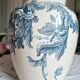Old pitcher in ironstone faience Longwy