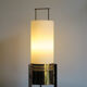 Stilnovo Italian brass glass table lamp 1950s
