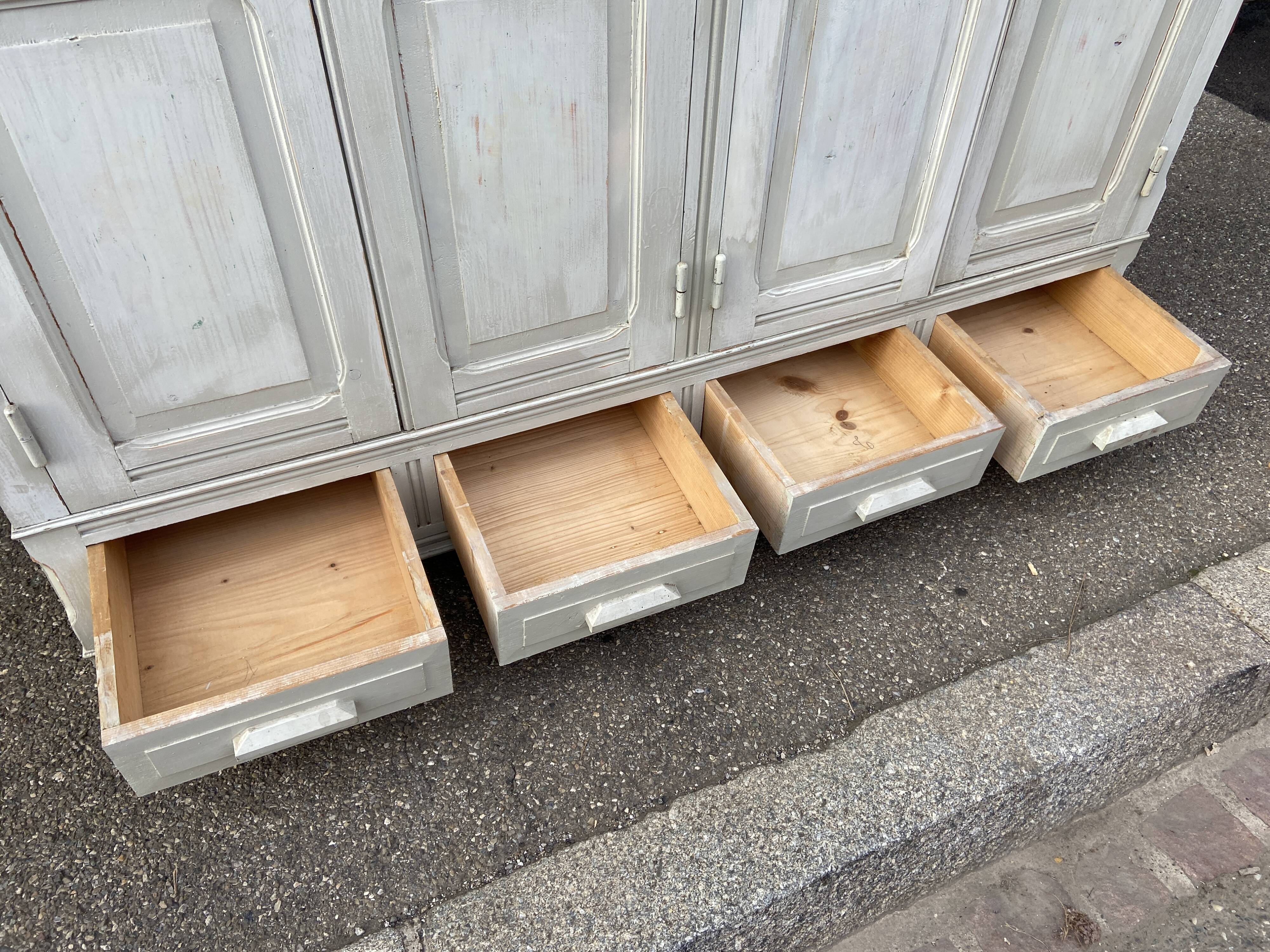 Parisian wardrobe retro 4 doors 30-40s