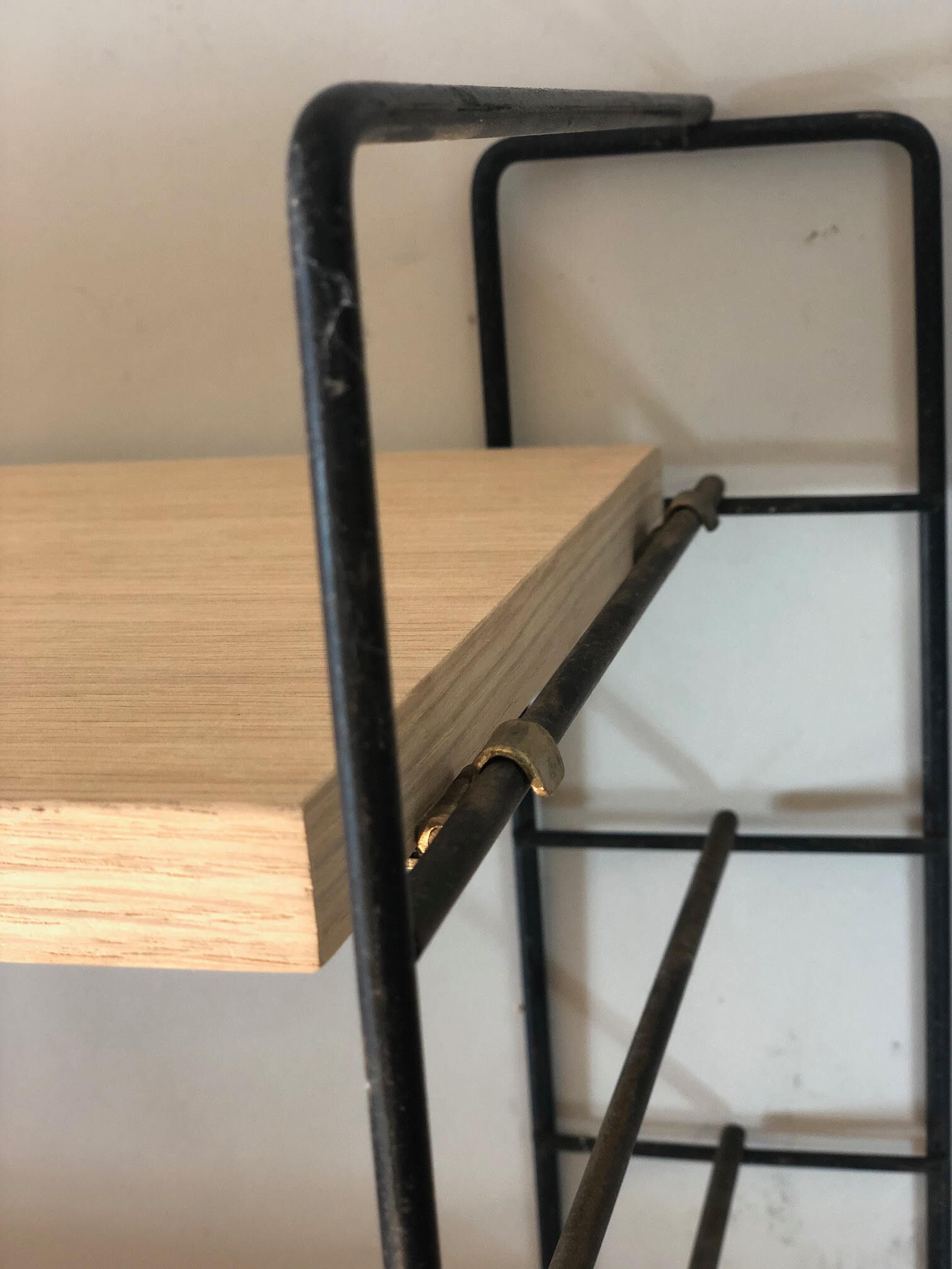 Vintage oak shelf 1960