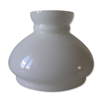 Abat-jour de lustre plafonnier luminaire en verre opaline blanc