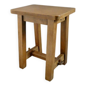 tabouret en bois massif