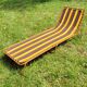 Camp bed, vintage sunbathing