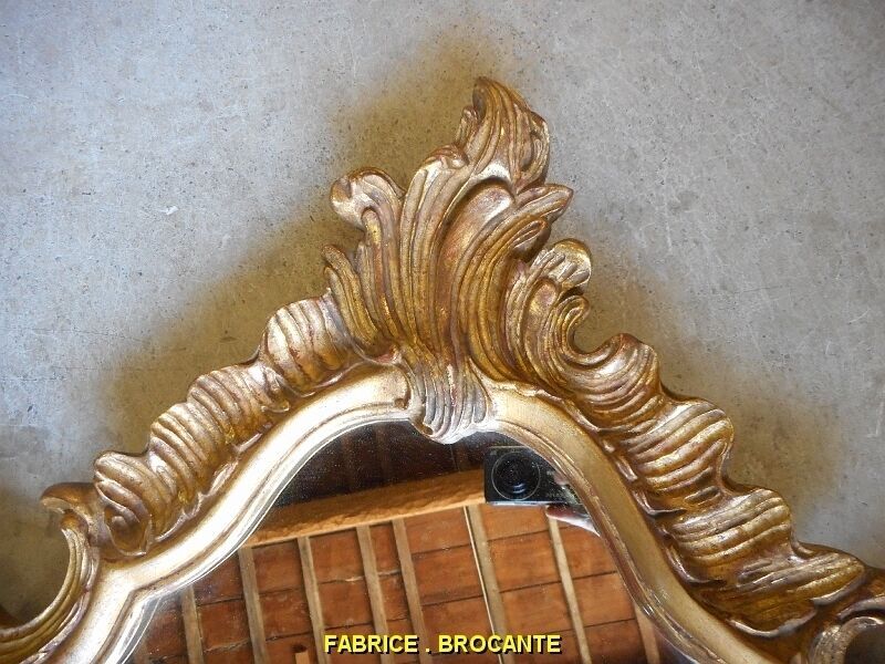 Mirror wooden frame dore louis XV