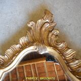 Miroir cadre en bois dore louis XV