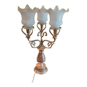 Lampe de table à 3 tulipes
