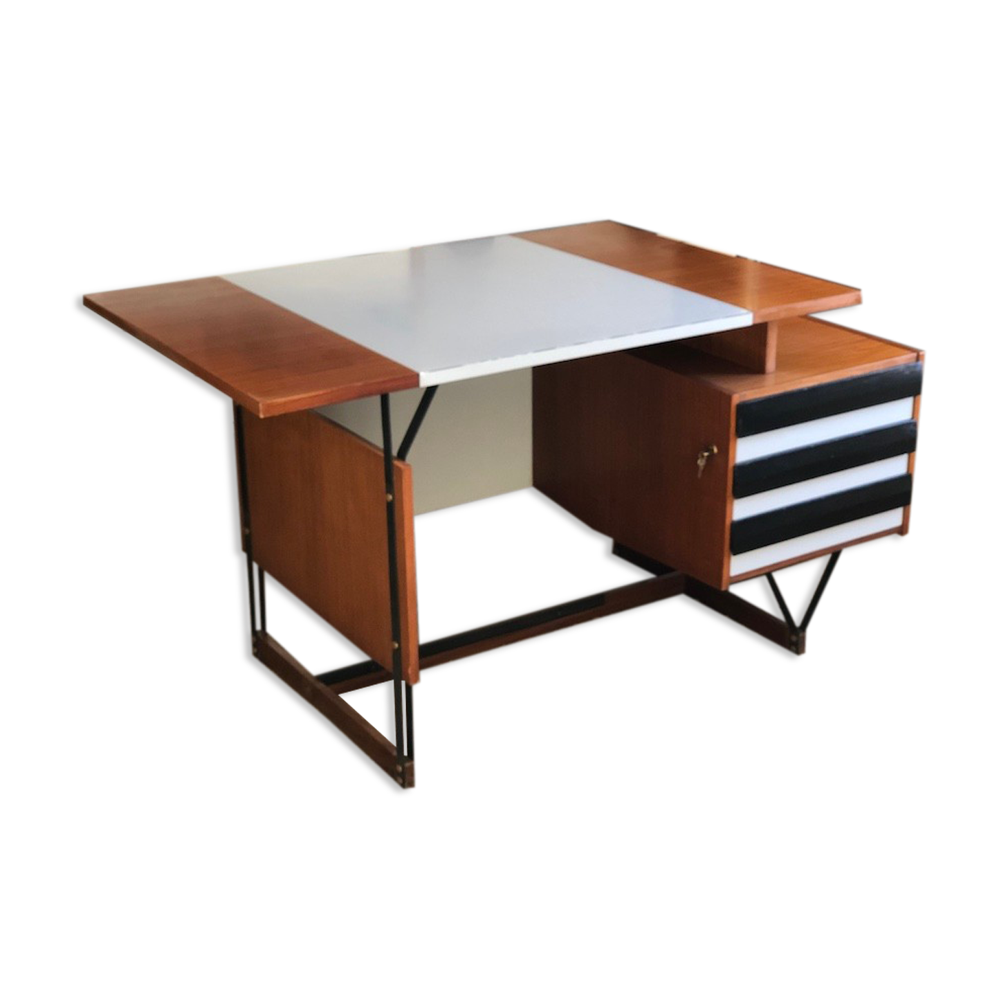 Mahogany desk Ico Parisi - Edition M.I.M. - 1950