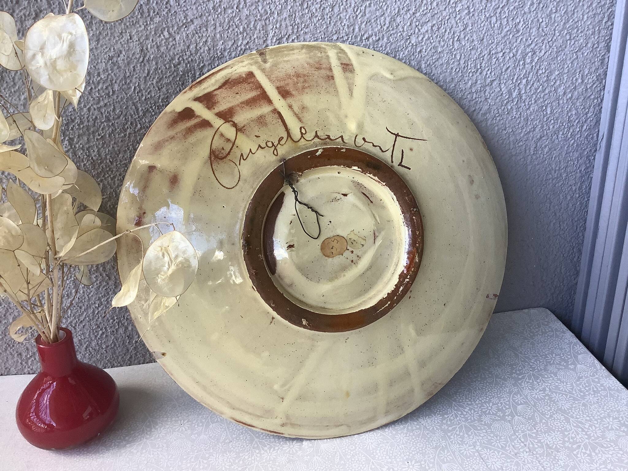 Puigdemont Spanish ceramic plate - fish 28 cm