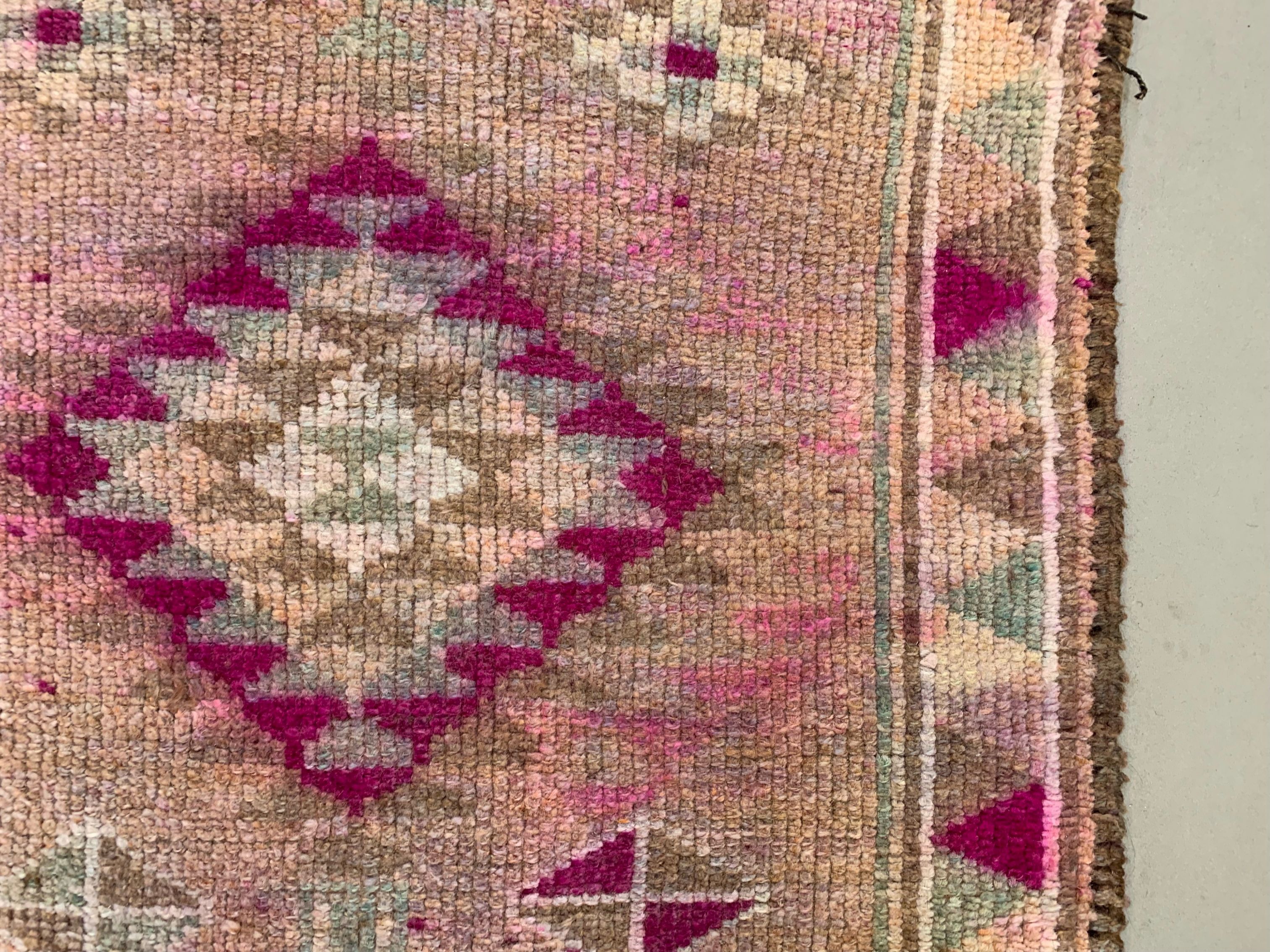 Vintage turkish runner 391x87cm