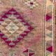 Tapis de couloir turc vintage 391x87cm