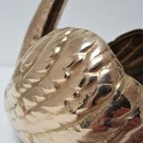cache brass pot zoomorphic vintage swan