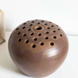 Large stoneware flower spike signed