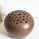 Large stoneware flower spike signed