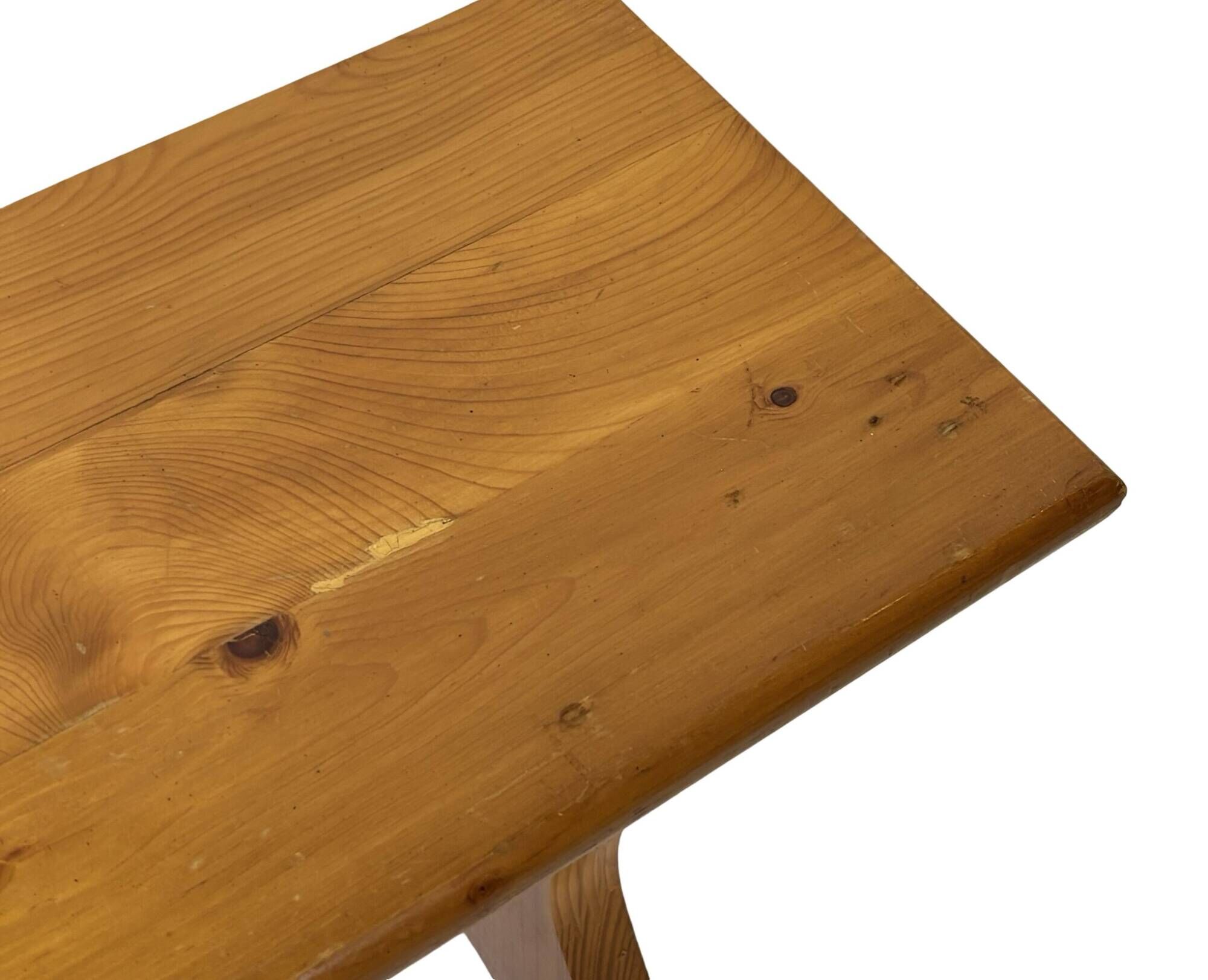 Vintage Pine Bench – 1960s Scandinavian Design small model