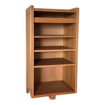 Hi-Fi furniture, bookshelf, side table by Guillerme and Chambron, France.