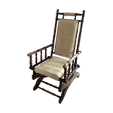 English rocking chair turned wood