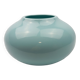 Saint Clément blue ceramic ball vase